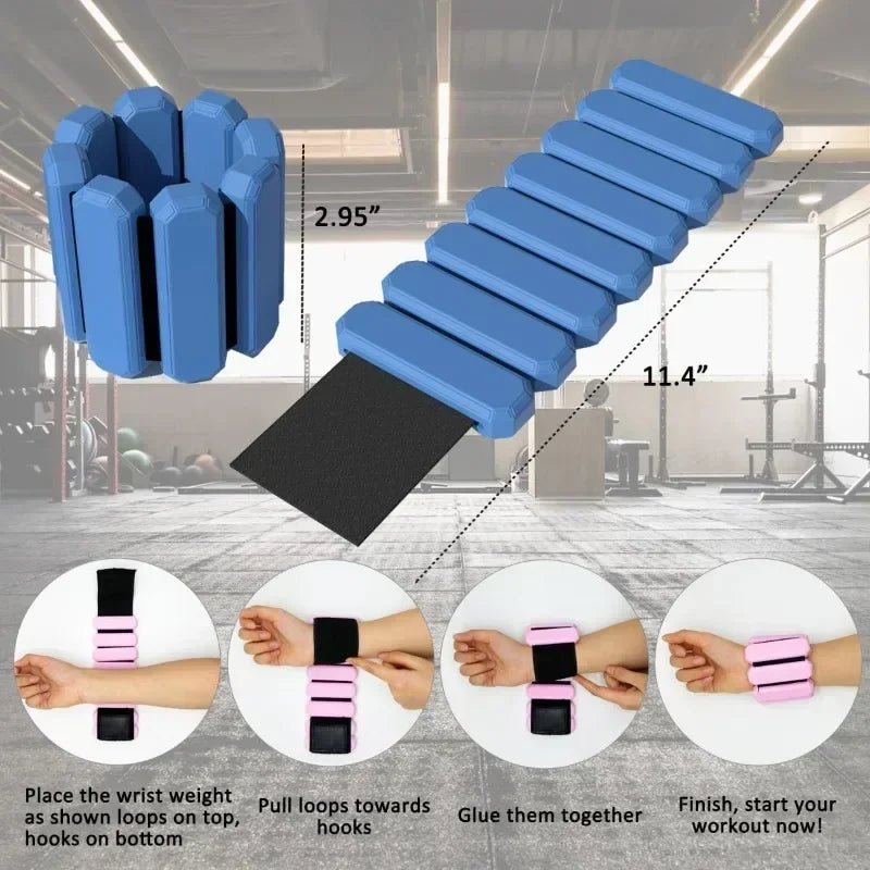 Bigzora Adjustable Wrist & Ankle Weights Fitness Bands