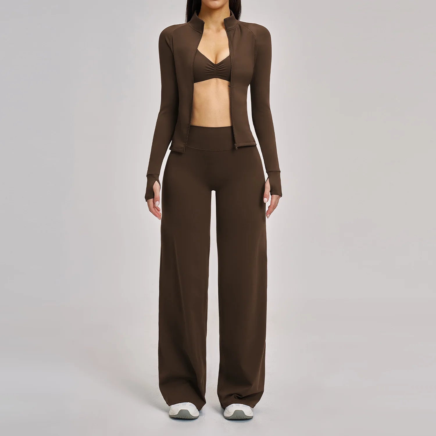 Bigzora Women’s Yoga Sports Set 2/3PCS Gym Tracksuit Outfit