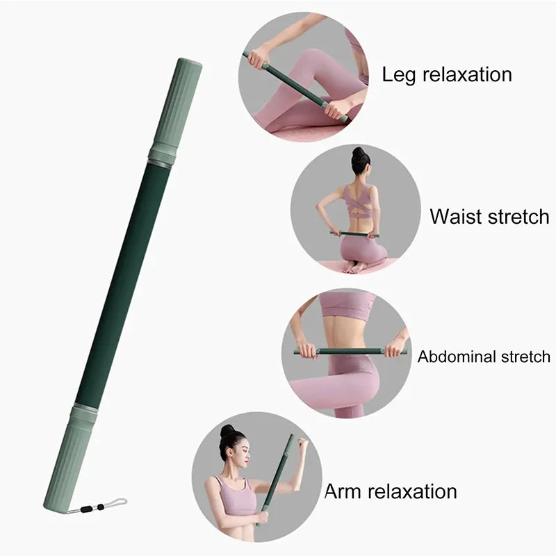 Bigzora Yoga Stretch Massage Stick Roller Body Tool