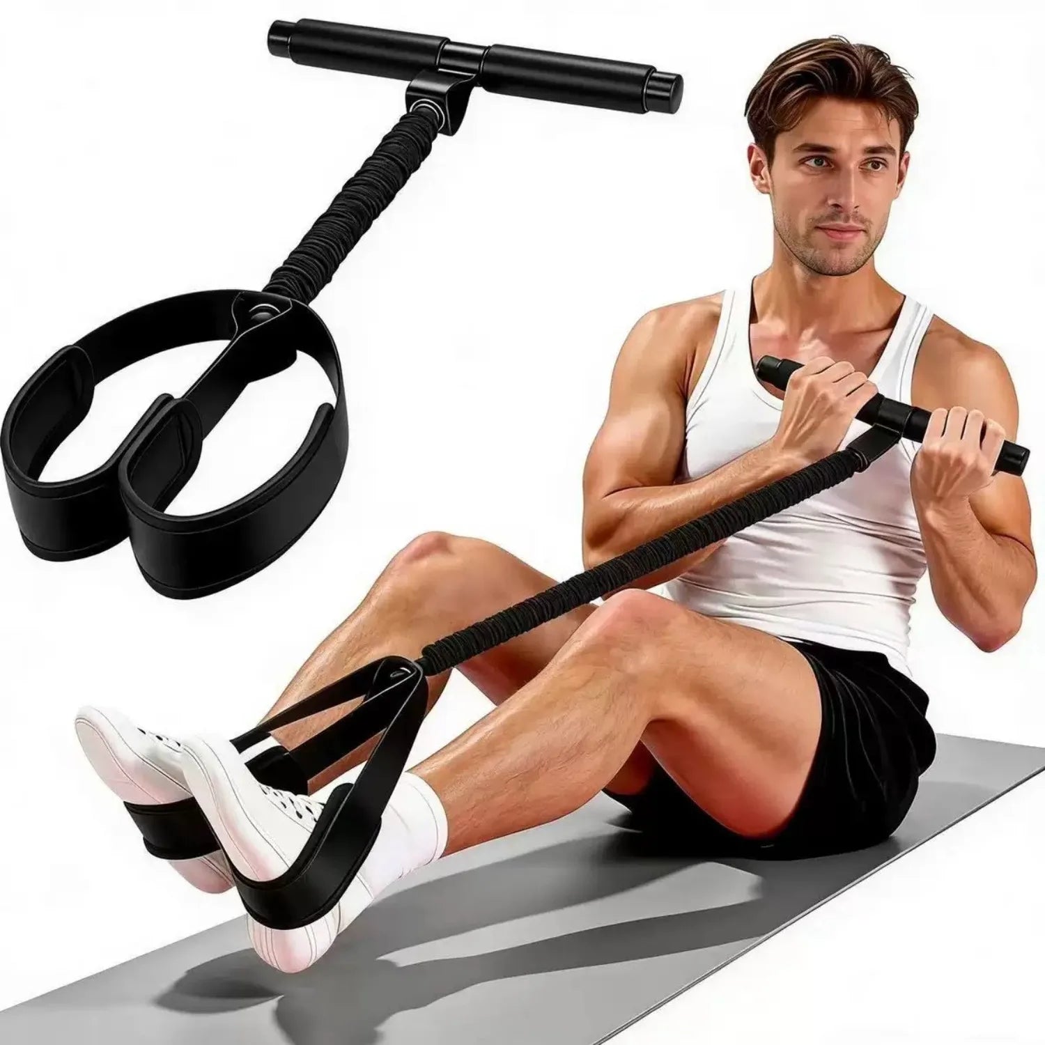 Bigzora Pedal Resistance Band for Home Fitness Workouts